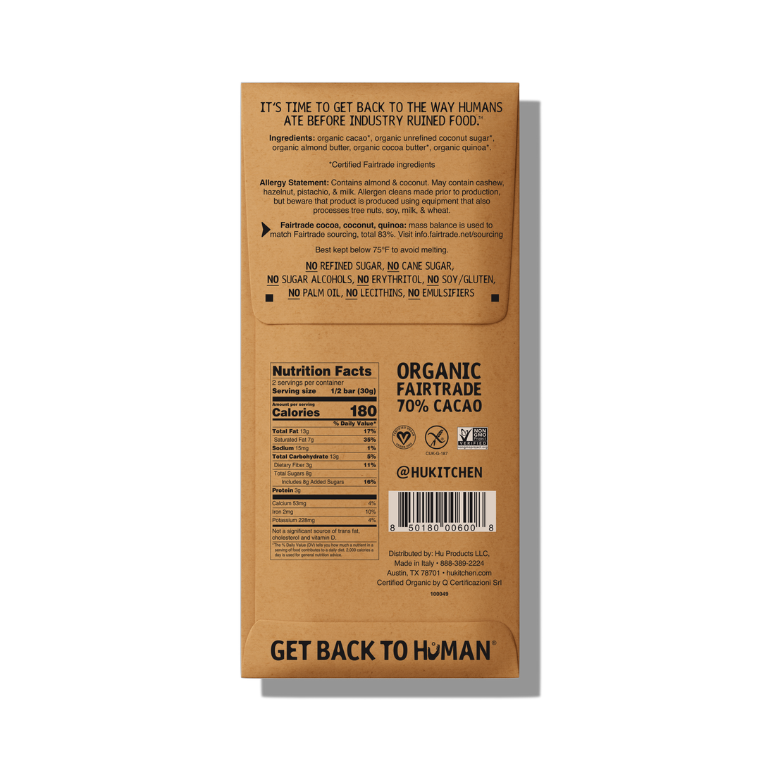 Hu Almond Butter & Puffed Quinoa-2.1 oz.-6/Box-4/Case