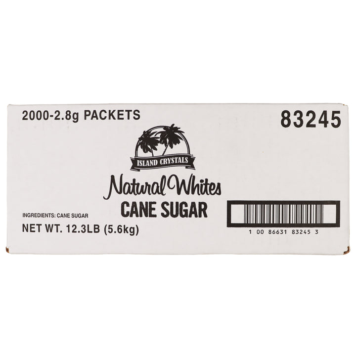Organic Whites Sugar Naturally White Packets-2.8 Gram-2000/Case