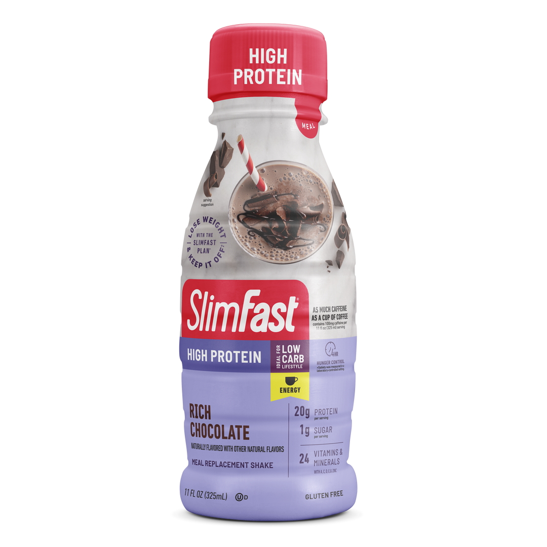 Slimfast Advanced Energy Ready To Drink Rich Chocolate Shake 12/11 Fl Oz.
