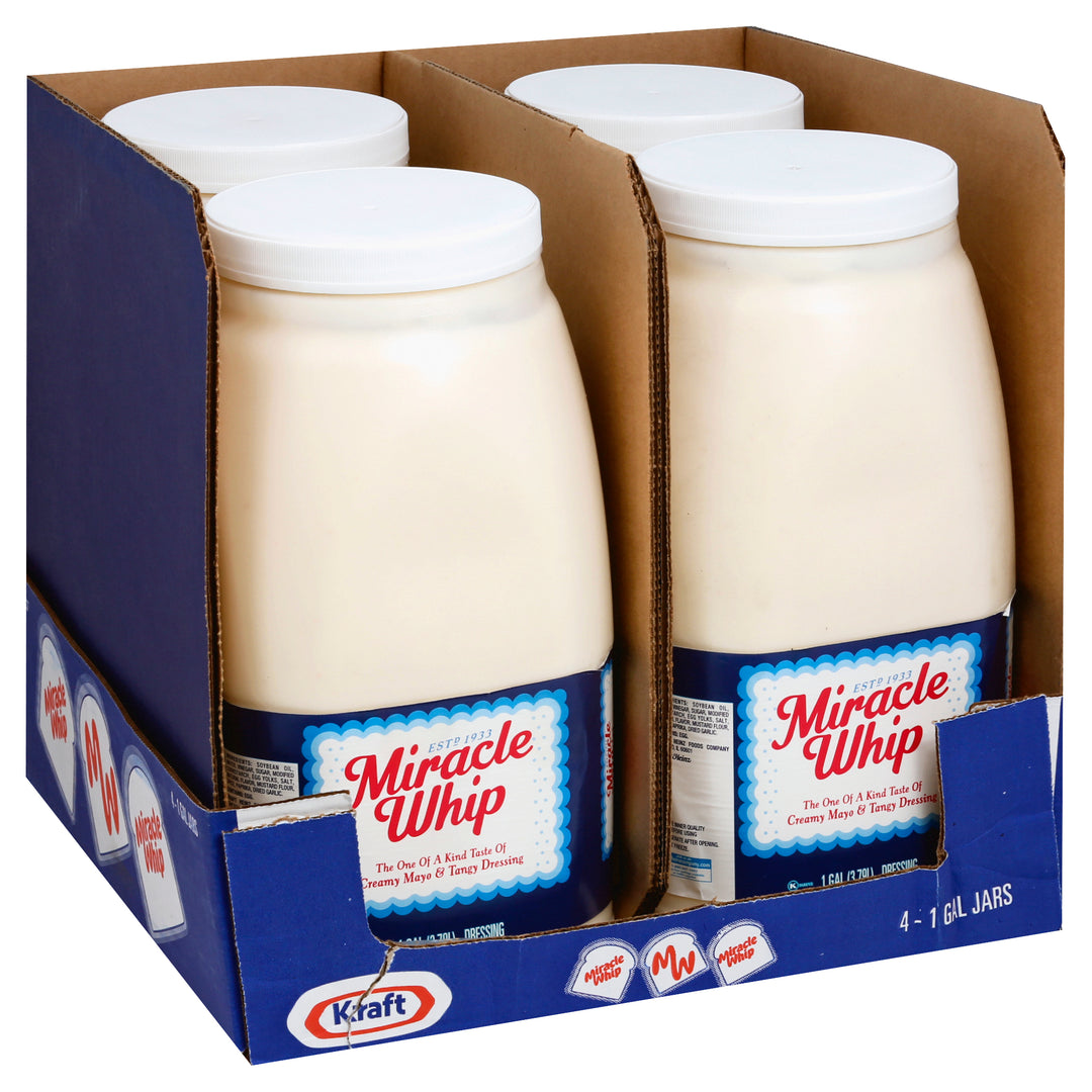 Miracle Whip Original Mayonnaise Bulk-1 Gallon-4/Case MPN# 10021000647009 Round Eye Supply Miracle Whip Original Mayonnaise Bulk-1 Gallon-4/Case MPN# 10021000647009 Round Eye Supply