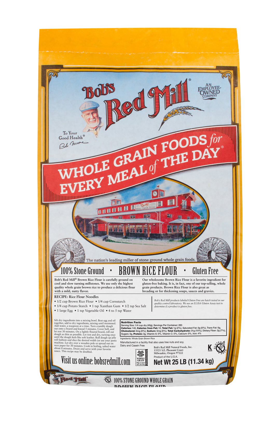 Bob's Red Mill Natural Foods Inc Brown Rice Flour-25 lb.