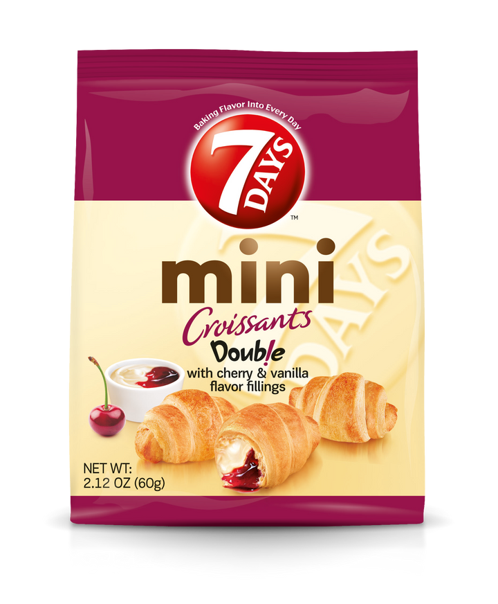 7 Days Mini Cherry & Vanilla Croissant-2.12 oz.-5/Box-6/Case