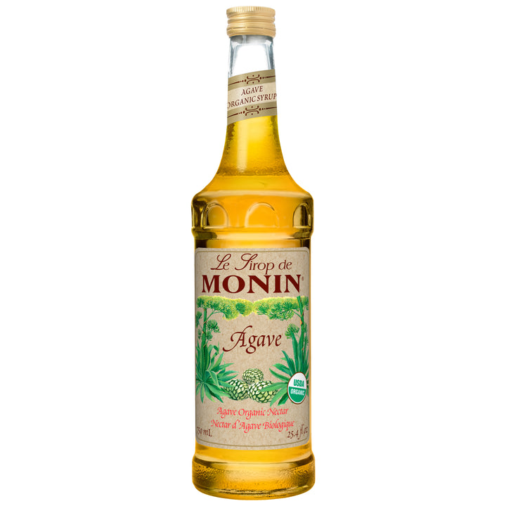 Monin Organic Agave Nectar Syrup-750 Milileter-1/Box-6/Case