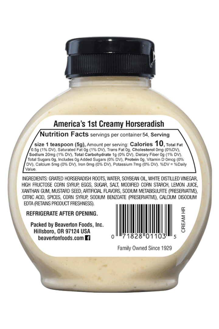 Inglehoffer Cream Style Horseradish Bottle-9.5 oz.-6/Case