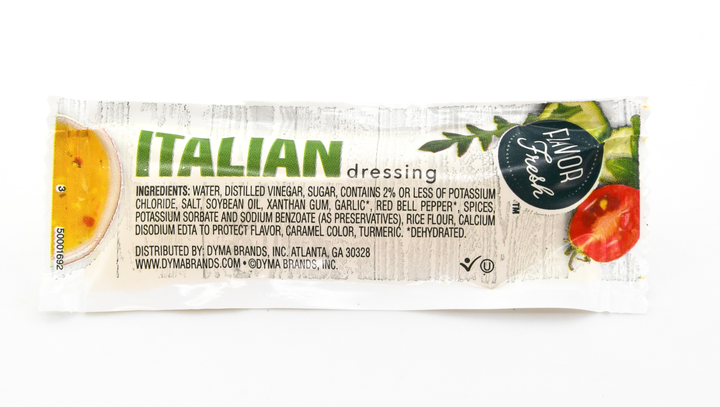 Flavor Fresh Fat Free Italian Dressing Single Serve-12 Gram-200/Case
