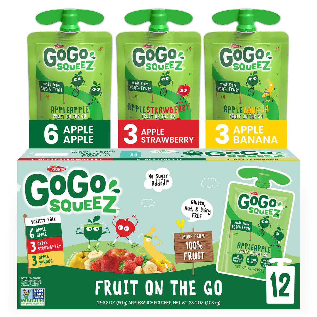 Gogo Squeez Gogo Squeez Variety Pack-12 Each-6/Case