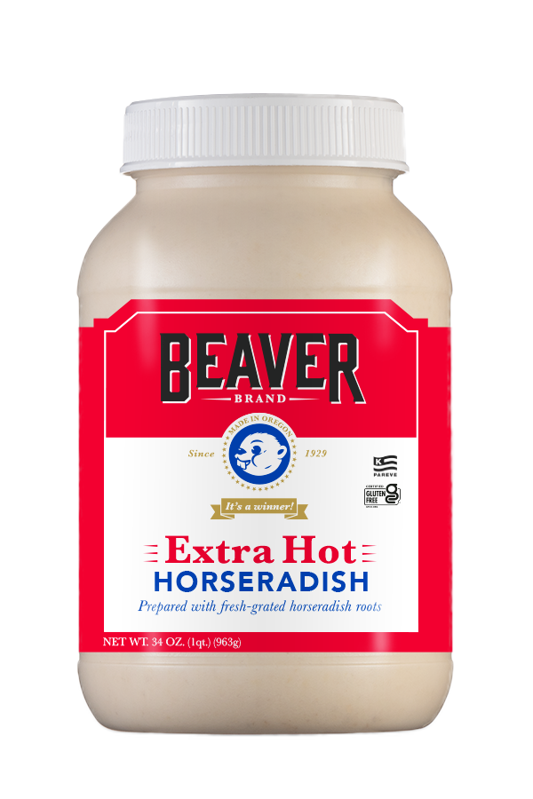 Beaver Extra Hot Horseradish Bulk-2 lb.-6/Case