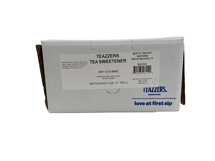 Teazzers Liquid Sweetener-3.1 Gallon-1/Box-1/Case