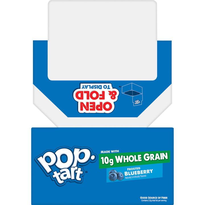 Kellogg Pop-Tarts Whole Grain Frosted Blueberry Pastry-1.7 oz.-10/Box-12/Case