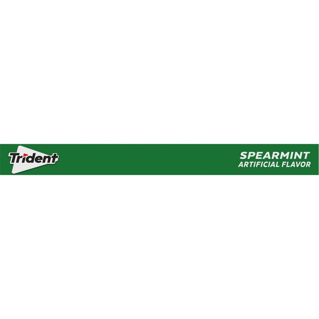 Trident Sugar Free Spearmint Gum-14 Count-12/Box-12/Case