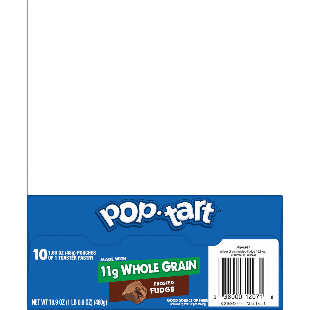 Kellogg Pop-Tarts Whole Grain Frosted Fudge Pastry-1.7 oz.-10/Box-12/Case