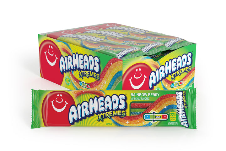 Airheads Xtreme Candy Belts-2 oz.-18/Box-12/Case