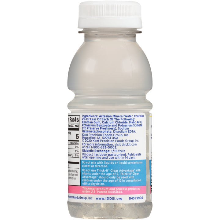 Thick It Clear Advantage Aqua Care H20 Nectar Water-8 fl oz.-24/Case