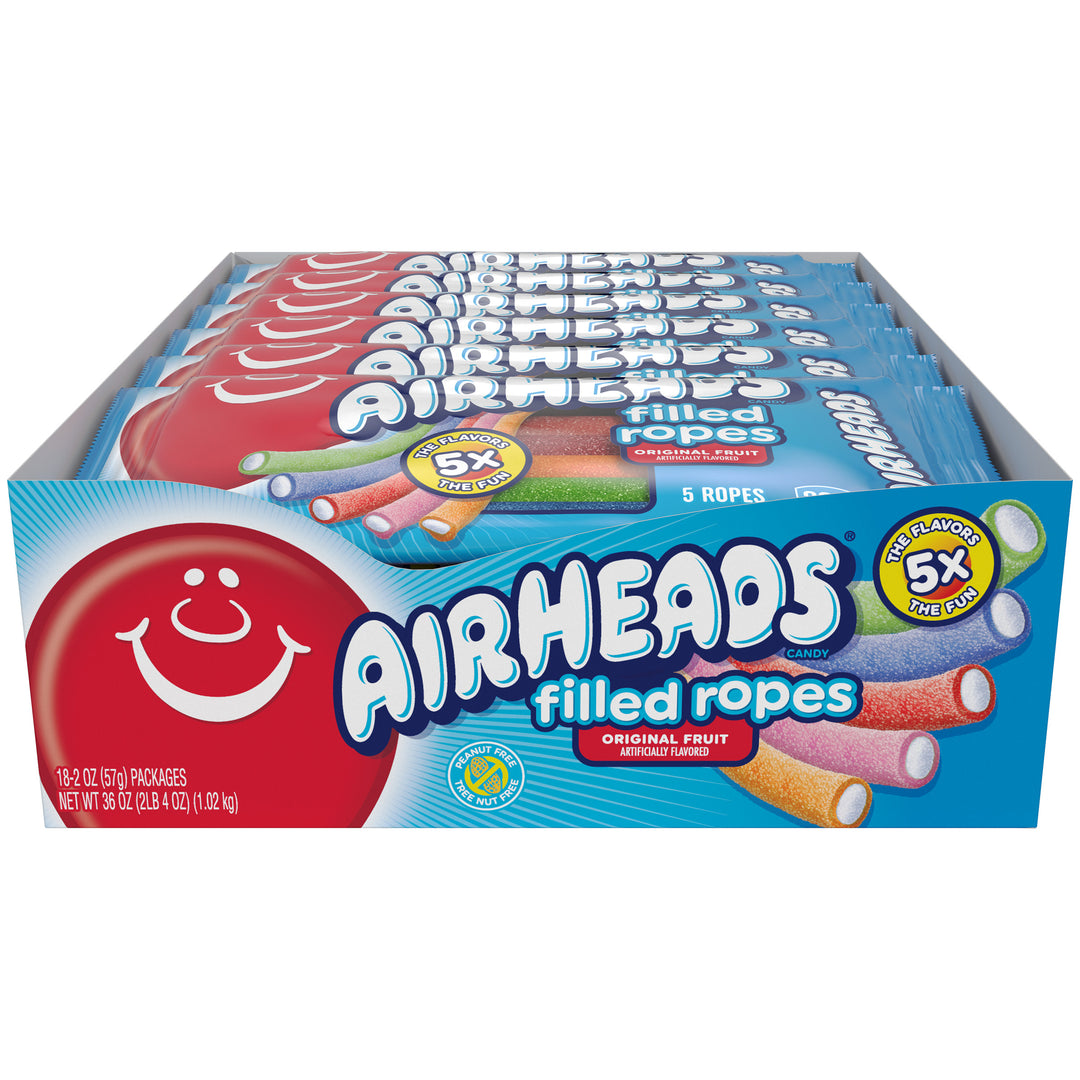 Airheads Rope-2 oz.-18/Box-8/Case