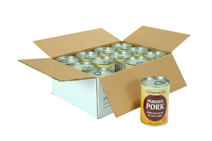 Simply Serve Pureed Pork-15 oz.-12/Case