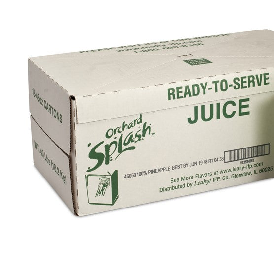 Orchard Splash Juice Aseptic 100% Apple Ready To Serve-46 oz.-1/Box-12/Case