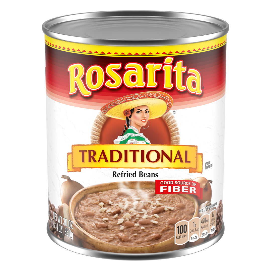 Rosarita Bean Refried Traditional-30 oz.-12/Case