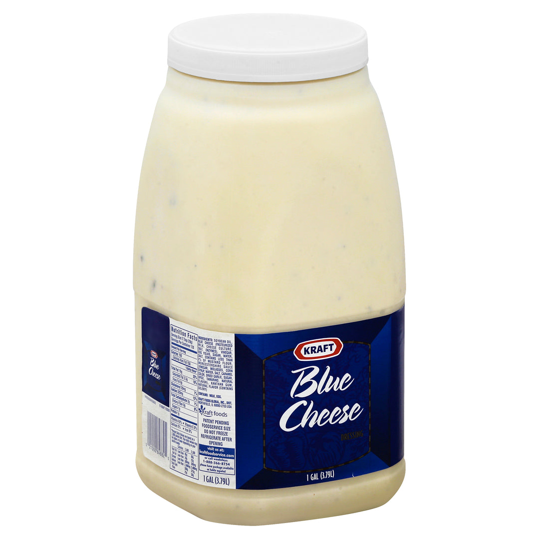 Kraft Blue Cheese Dressing Bulk-1 Gallon-4/Case MPN# 10021000648822 Round Eye Supply Kraft Blue Cheese Dressing Bulk-1 Gallon-4/Case MPN# 10021000648822 Round Eye Supply