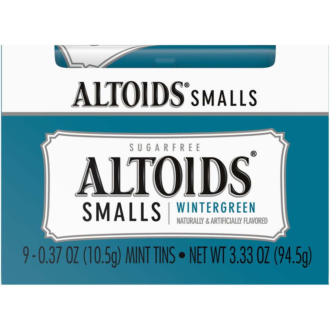 Altoids Smalls Sugar Free Wintergreen-0.37 oz.-9/Box-12/Case