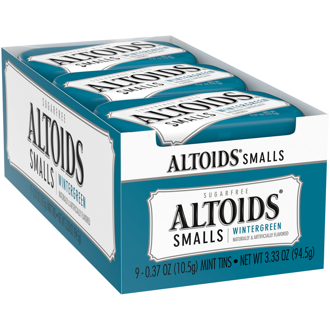 Altoids Smalls Sugar Free Wintergreen-0.37 oz.-9/Box-12/Case