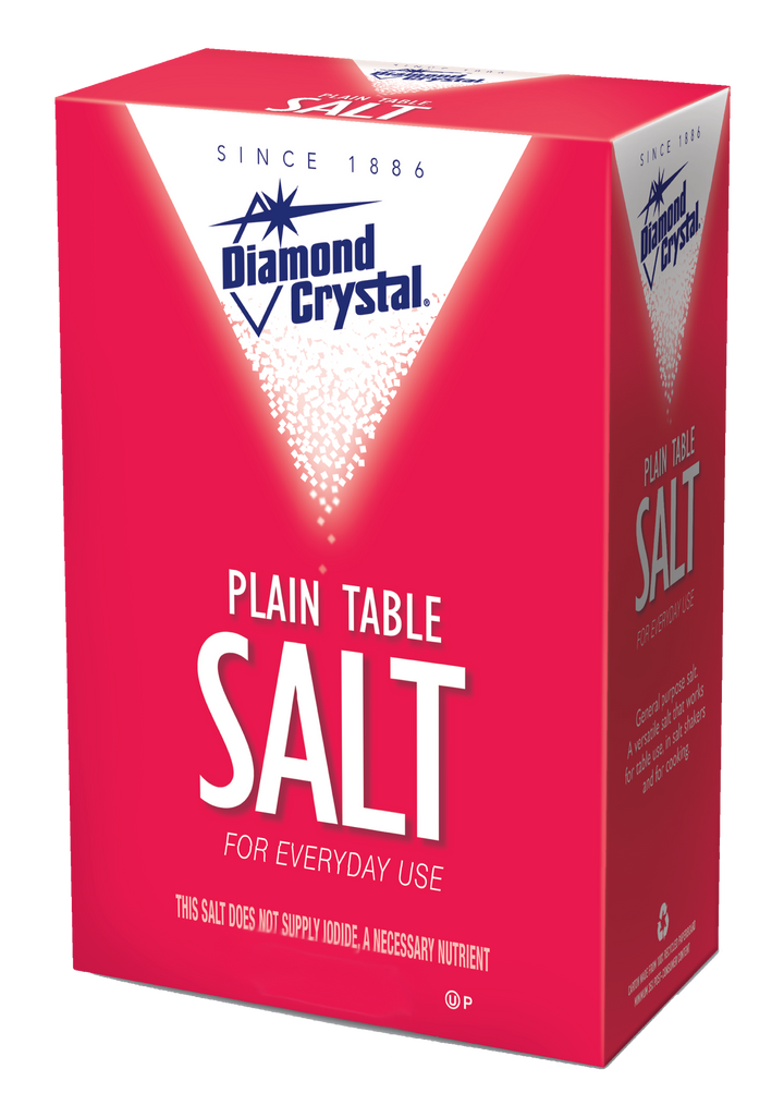 Diamond Crystal Plain Salt-2.25 lb.-15/Case