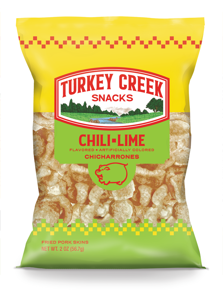 Turkey Creek Chili Lime Pork Skin-2 oz.-12/Case