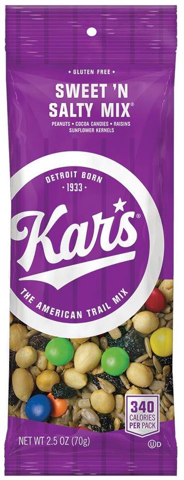 Second Nature Kar's Sweet & Salty 2.5 oz.-2.5 oz.-12/Box-3/Case