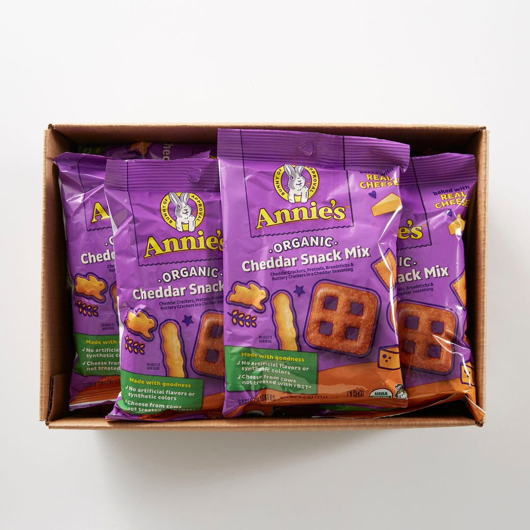 Annie's Organic Cheddar Snack Mix-2.5 oz.-12/Case