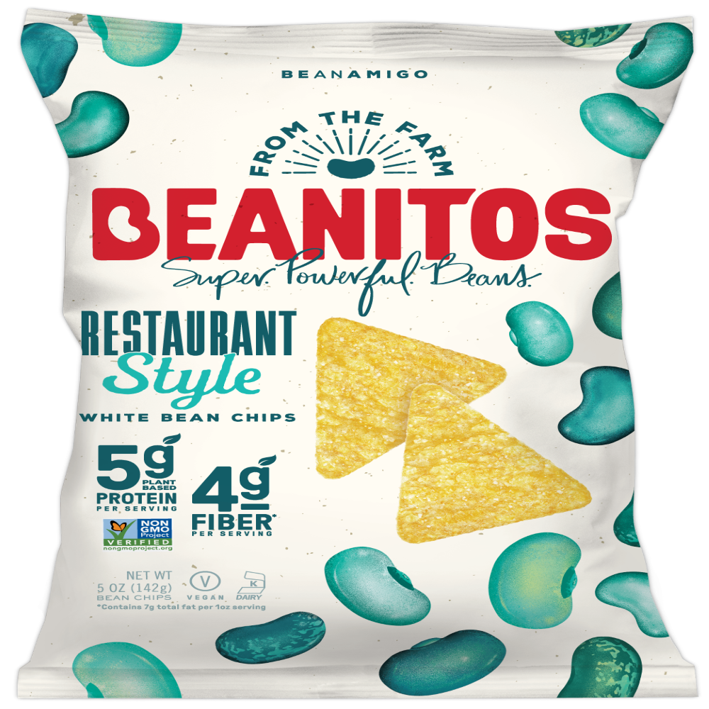 Beanitos Restaurant Style White Bean With Sea Salt-1 Each-6/Case