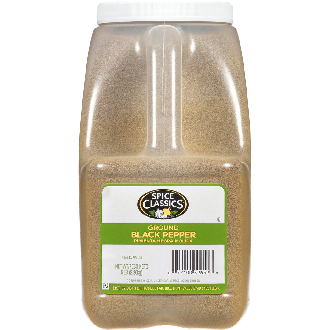 Spice Classics Ground Black Pepper-5 lb.-3/Case