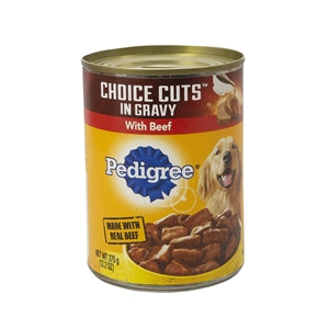 Pedigree Choice Cuts In Gravy With Beef-13.2 oz.-12/Case