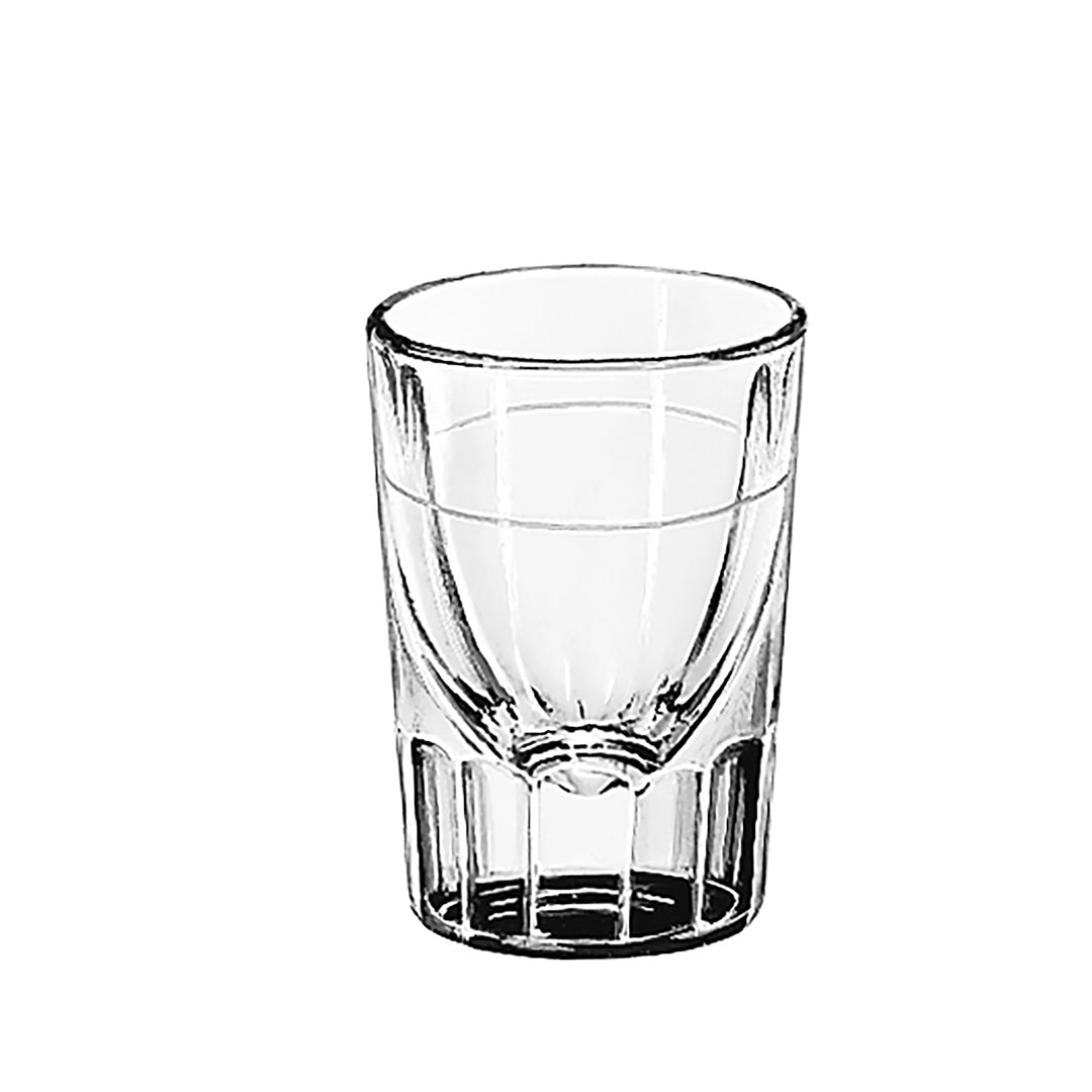 Libbey 1.5 oz. Fluted Lined Whiskey- Line At 3/4 oz. Glass-48 Each-1/Case