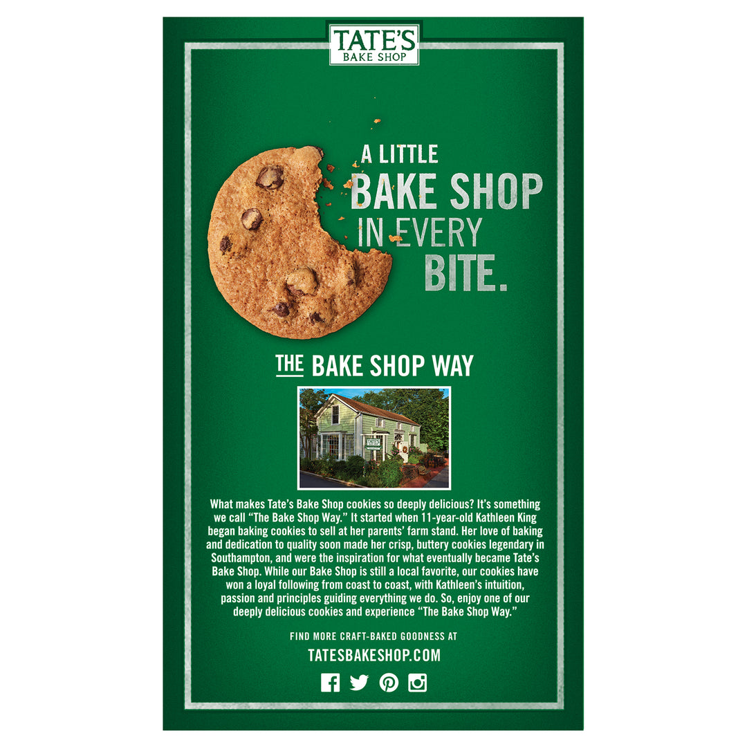 Tate's Bake Shop Chocolate Chip Cookies 7 oz.-7 oz.-12/Case