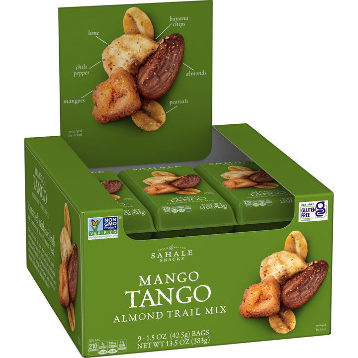 Sahale Mango Tango Almond Display-1.5 oz.-9/Box-12/Case