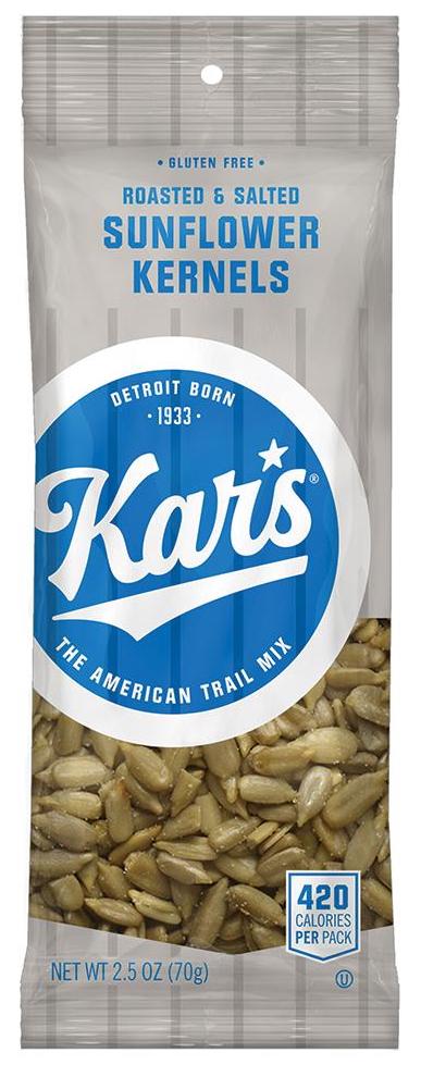 Kar's Nuts Sunflower Kernels-2.5 oz.-12/Box-3/Case