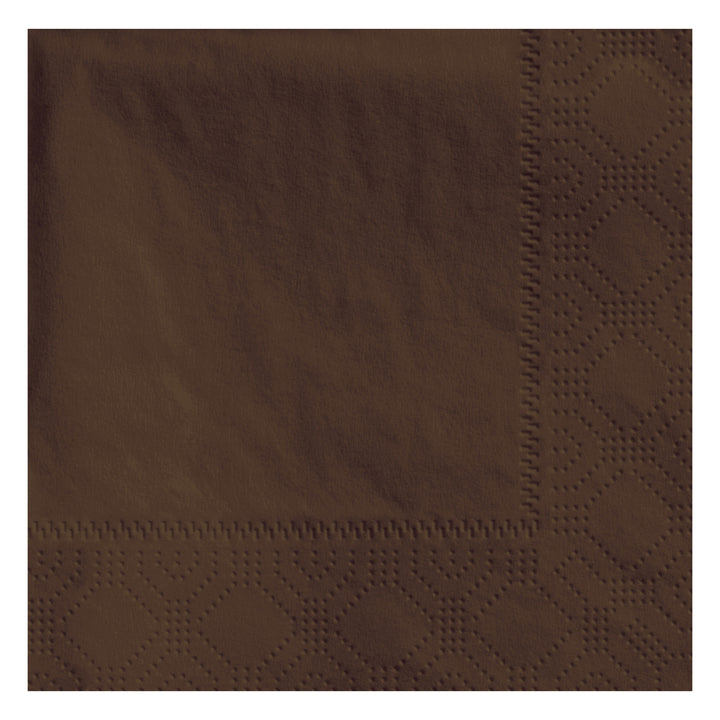 Hoffmaster 9.5 Inch X 9.5 Inch 2 Ply 1/4 Fold Chocolate Beverage Napkin-250 Each-4/Case