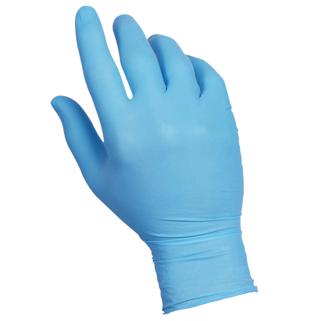 Handgards Powder Free Blue Vitrile Large Glove-100 Each-100/Box-10/Case