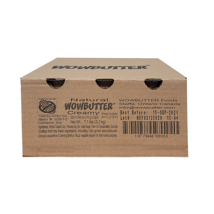 Wowbutter Peanut Free Creamy Spread-0.56 oz.-175/Case