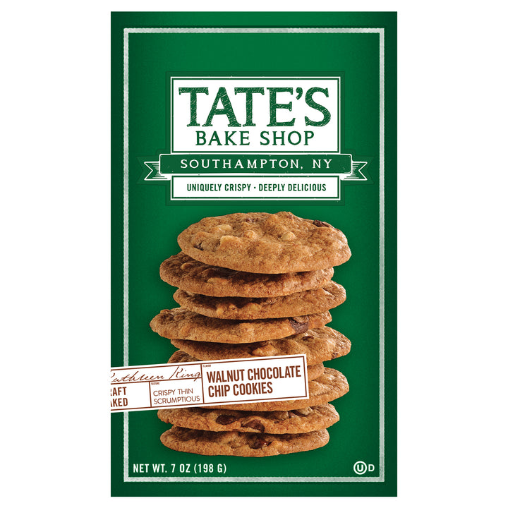 Tate's Bake Shop Walnut Chocolate Chip Cookies-7 oz.-12/Case