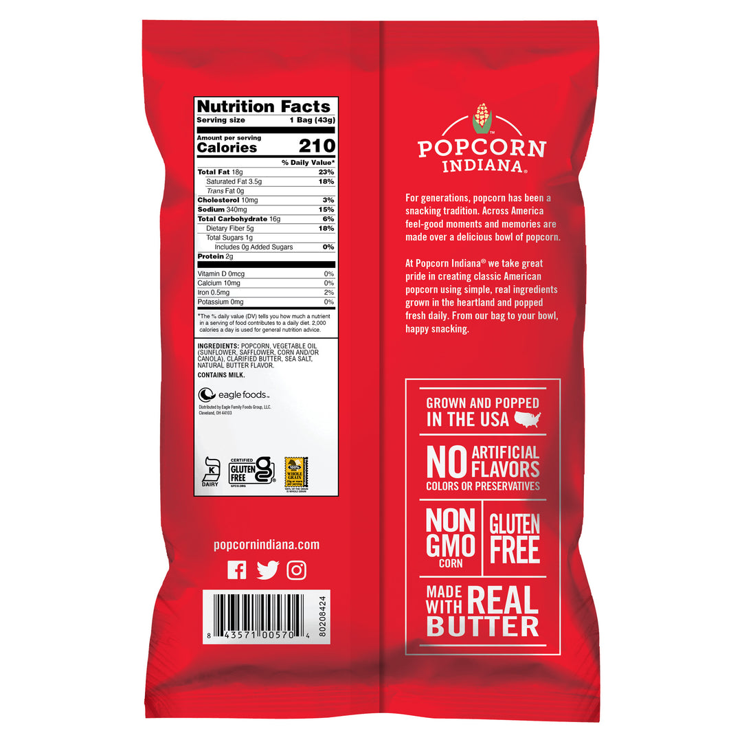 Popcorn Indiana Movie Theater Butter-1.5 oz.-6/Case