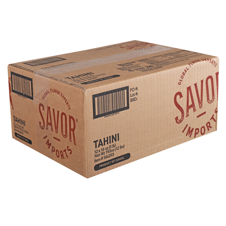 Savor Imports Tahini Paste-16 oz.-12/Case