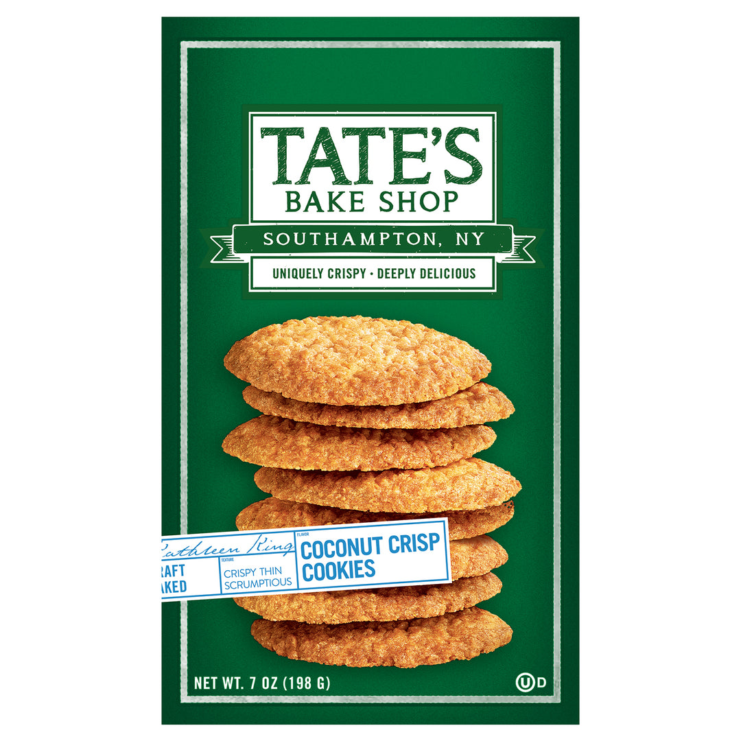 Tate's Bake Shop Coconut Crisp Cookies-7 oz.-12/Case
