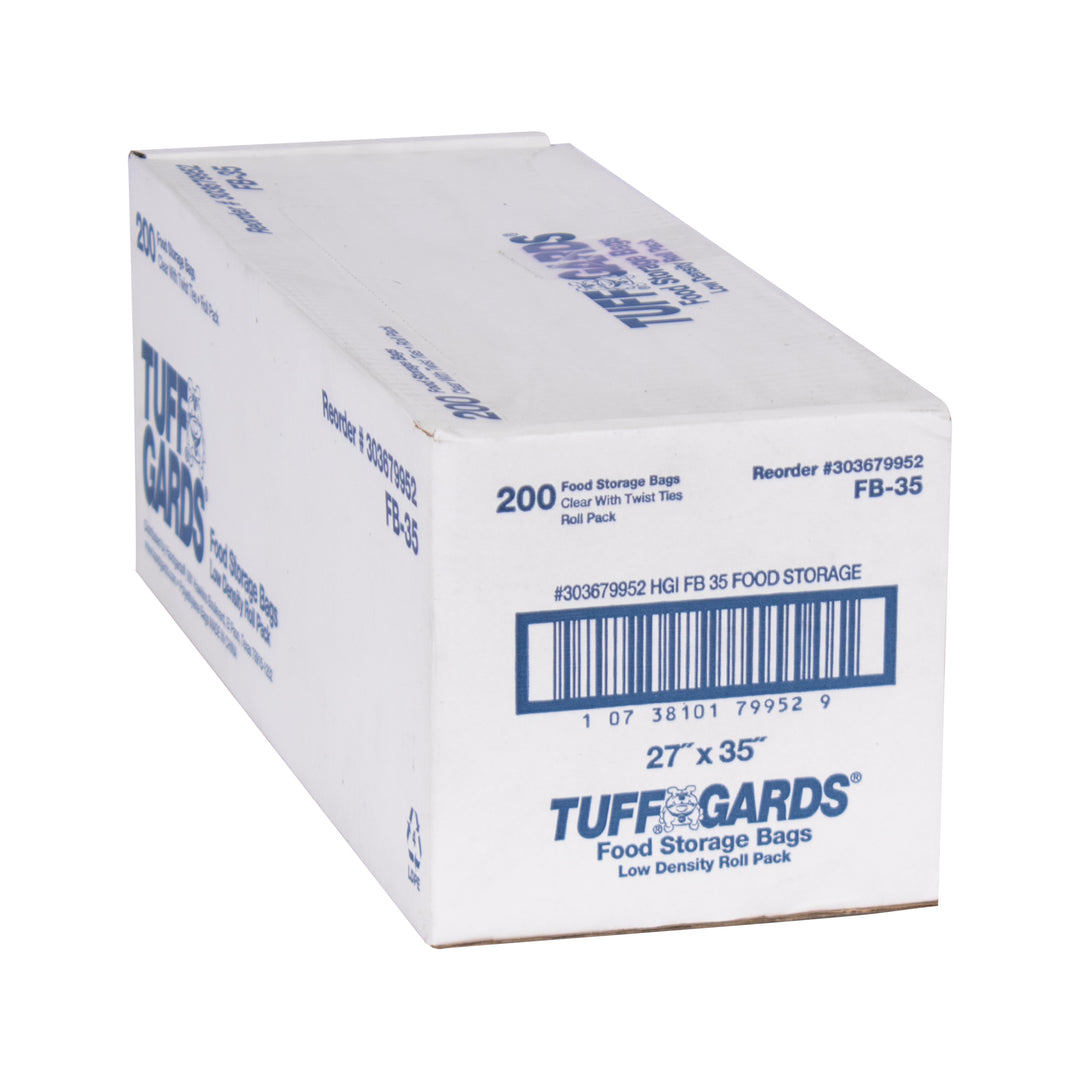 Tuffgards Low Density Roll Pack 27 Inch X 35 Inch Bag-200 Each-200/Box-1/Case