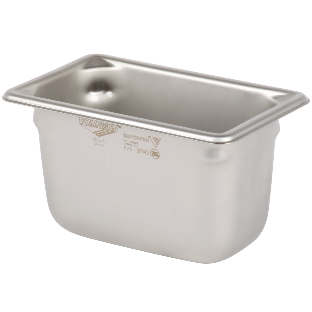 Vollrath 1/9 Size Stainless Steel Steam Table Pan-1 Each