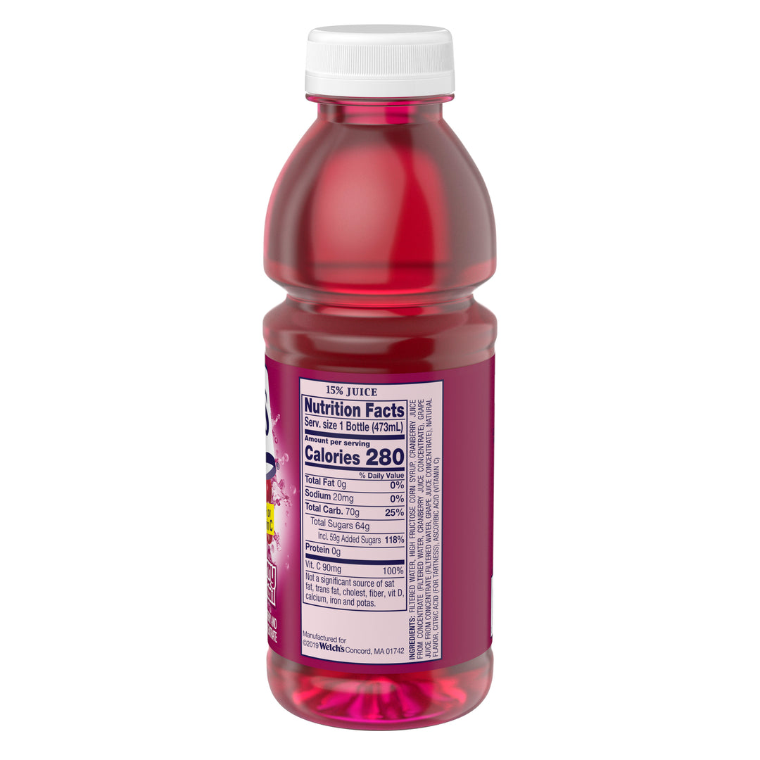 Welch's Cranberry Juice Cocktail-16 fl oz.-12/Case
