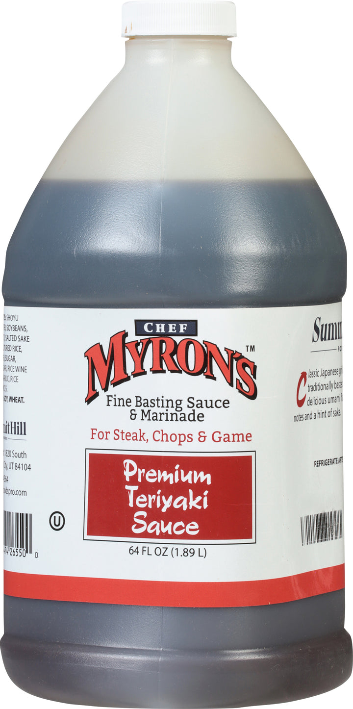 Chef Myron's Premium Teriyaki Sauce-65 fl oz.s-2/Case