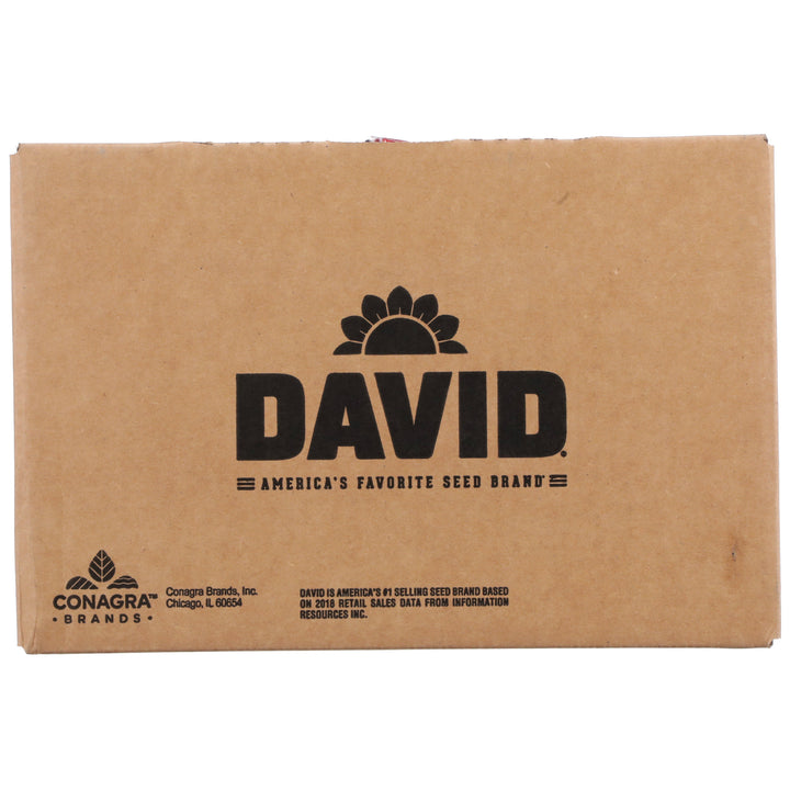 David Reduced Sodium In-Shell Sunflower Seeds-5.25 oz.-12/Case