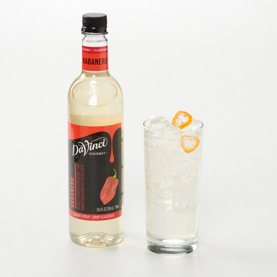Davinci Gourmet Syrup Habanero Flavored-750 Milliliter-4/Case