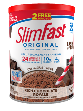 Slimfast Chocolate Royale Powder-1.26 lb.-3/Case