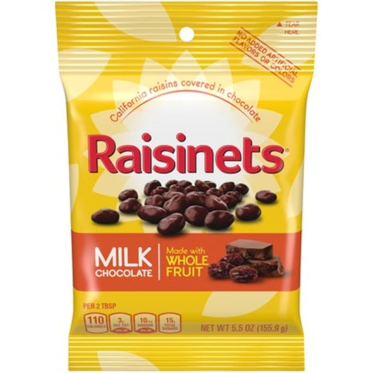 Raisinets Peg Bag-5.5 oz.-12/Case